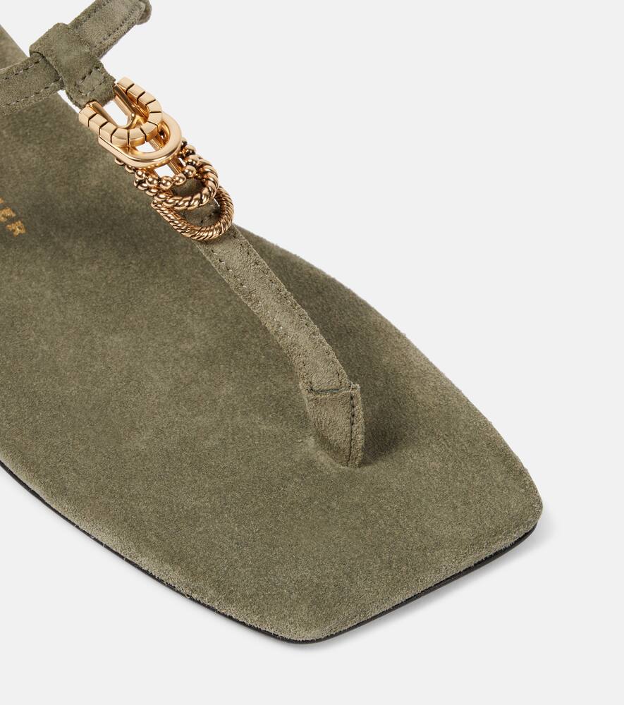 Dorothee Schumacher Suede Sensation suede thong sandals