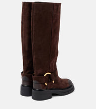 Dorothee Schumacher Suede Softness knee-high biker boots