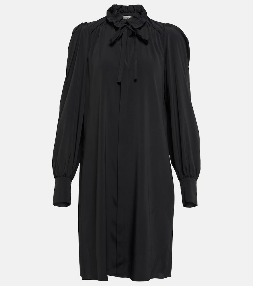 Dorothee Schumacher Tie-neck minidress. 多萝西·舒马赫系领迷你连衣裙