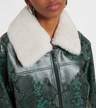 Dorothee Schumacher Urban Jungle snake-print leather jacket