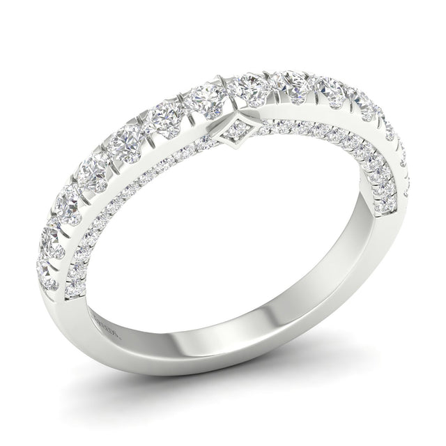 Downton Abbey 1ctw Lab Grown Diamond White Gold Band - Mrs. Hughes