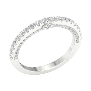 Downton Abbey 5/8ctw Lab Grown Diamond White Gold Band - Mrs. Hughes