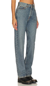 Dr. Denim Beth Straight Leg in Blue