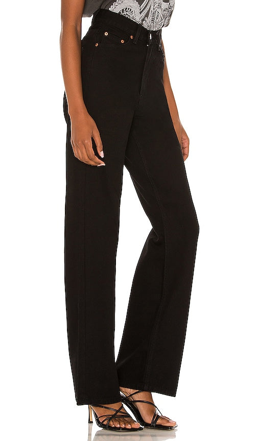 Dr. Denim Echo Straight in Black