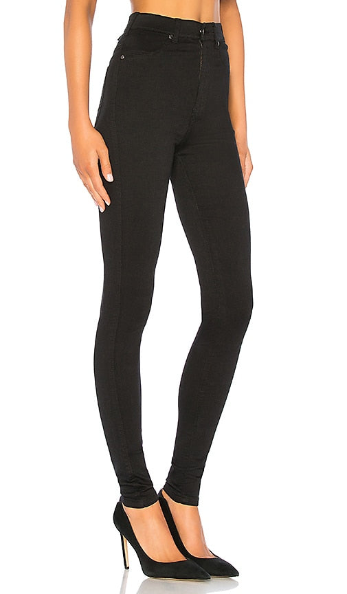 Dr. Denim High Waist Solitaire Jean in Black