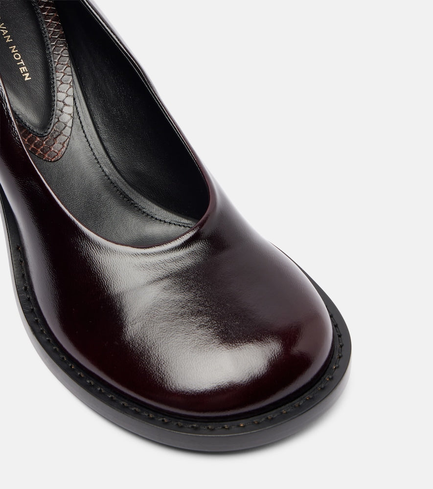Dries Van Noten 60 leather pumps