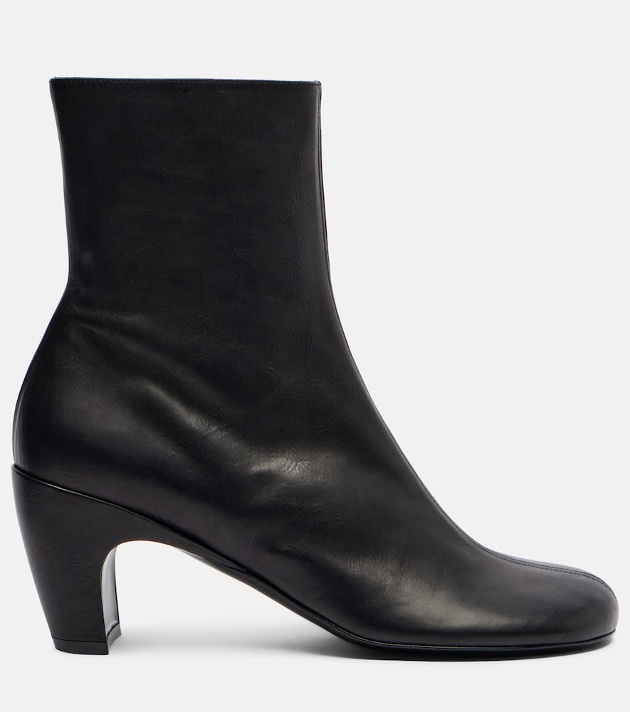 Dries Van Noten 65 leather ankle boots