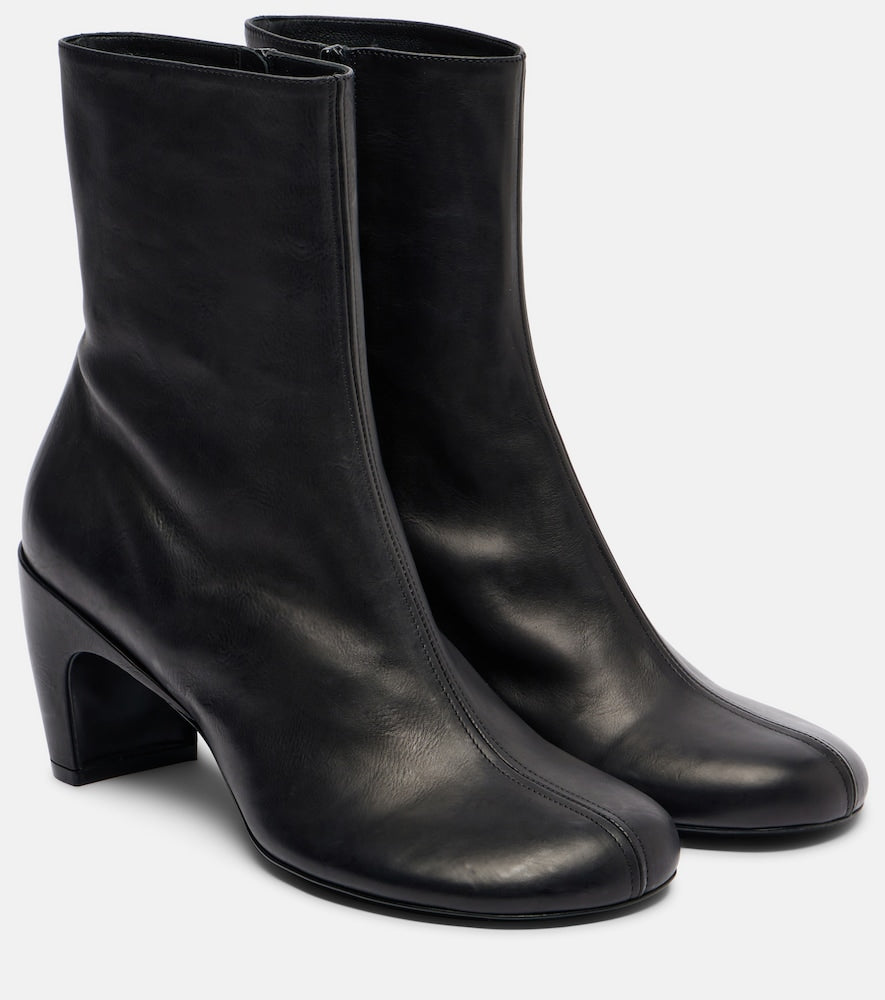 Dries Van Noten 65 leather ankle boots