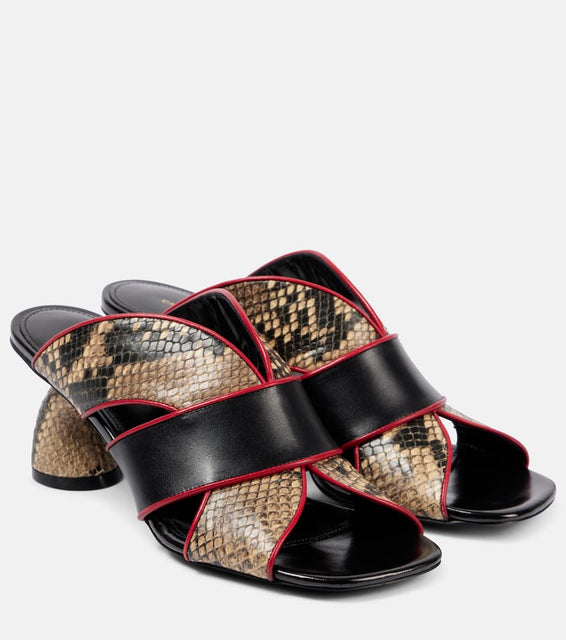 Dries Van Noten 65 leather sandals
