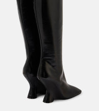 Dries Van Noten 75 leather knee-high boots