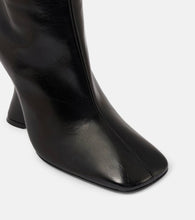 Dries Van Noten 75 leather knee-high boots