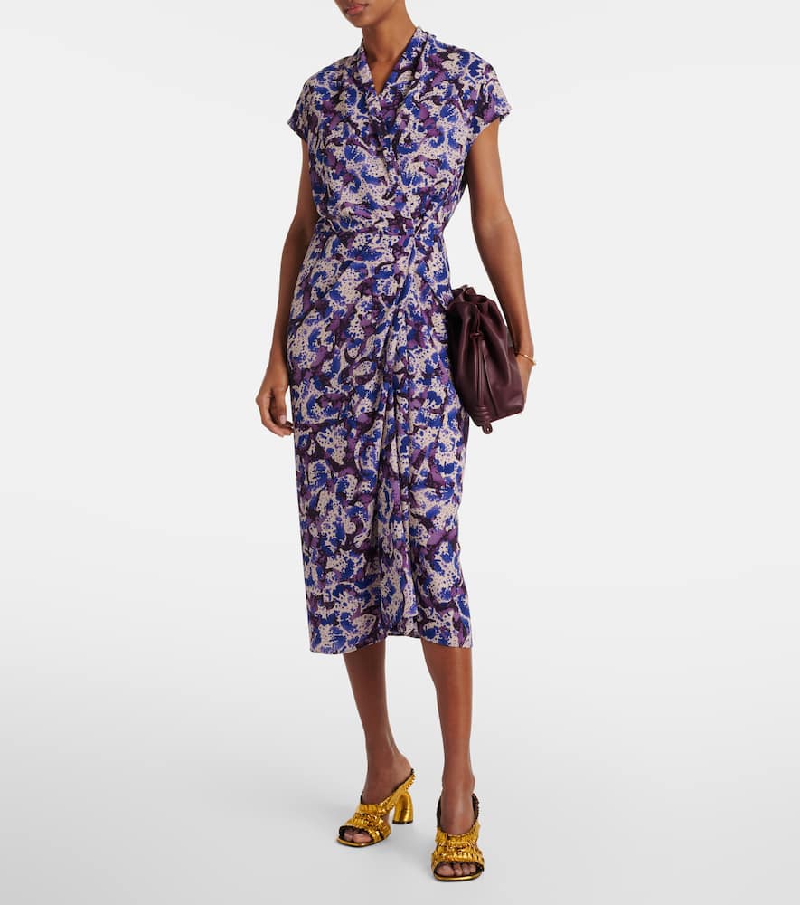 Dries Van Noten 95 Metallic leather sandals
