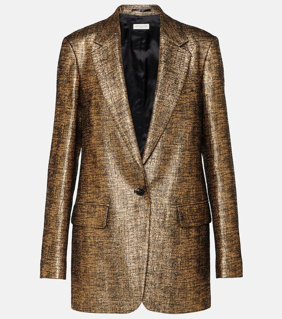 Dries Van Noten Blanchet tweed blazer