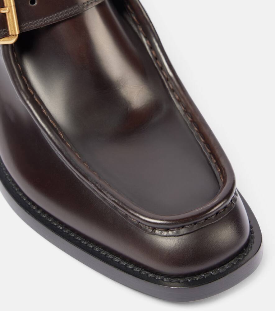 Dries Van Noten Buckle-detail leather ankle boots