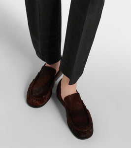 Dries Van Noten Calf hair loafers