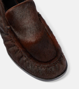 Dries Van Noten Calf hair loafers