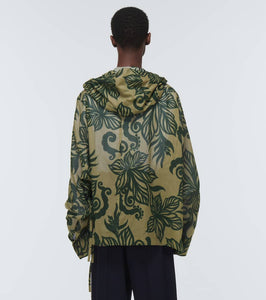 Dries Van Noten Calva printed cotton hoodie