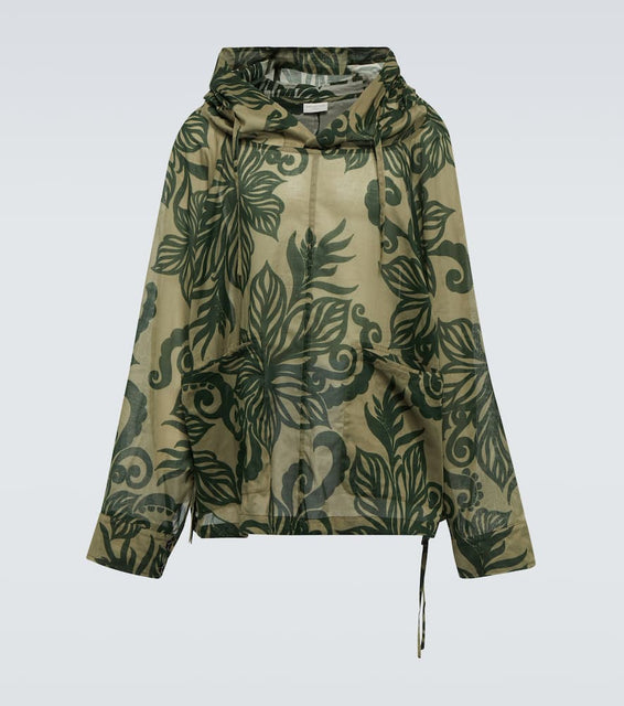 Dries Van Noten Calva printed cotton hoodie