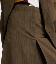 Dries Van Noten Cotton and silk-blend midi skirt