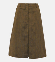 Dries Van Noten Cotton and silk-blend midi skirt - Dries Van Noten 棉丝混纺中长裙