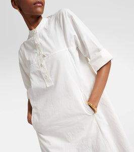 Dries Van Noten Cotton poplin maxi dress