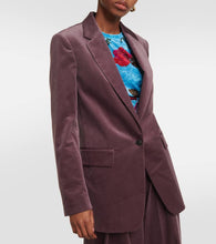 Dries Van Noten Cotton velvet blazer