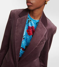 Dries Van Noten Cotton velvet blazer