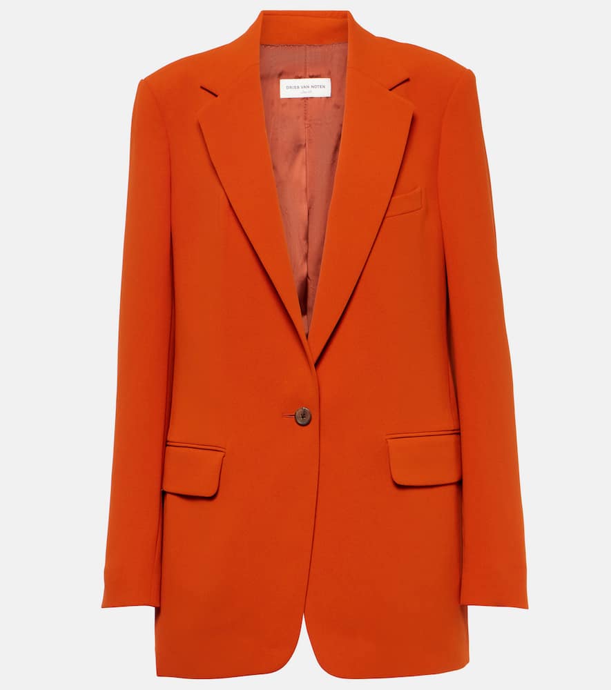 Dries Van Noten Cr√É¬™pe blazer