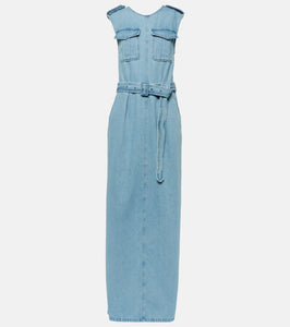 Dries Van Noten Denim maxi dress