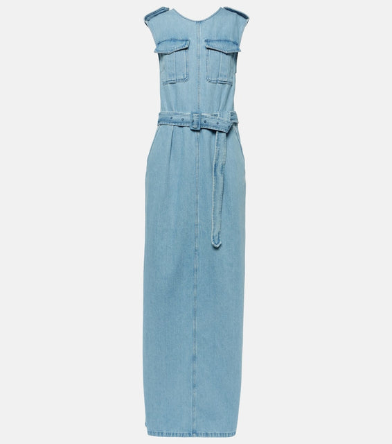 Dries Van Noten Denim maxi dress