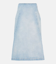 Dries Van Noten Denim midi skirt - Dries Van Noten 牛仔中长半身裙