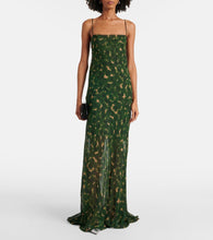 Dries Van Noten Deryl floral silk gown