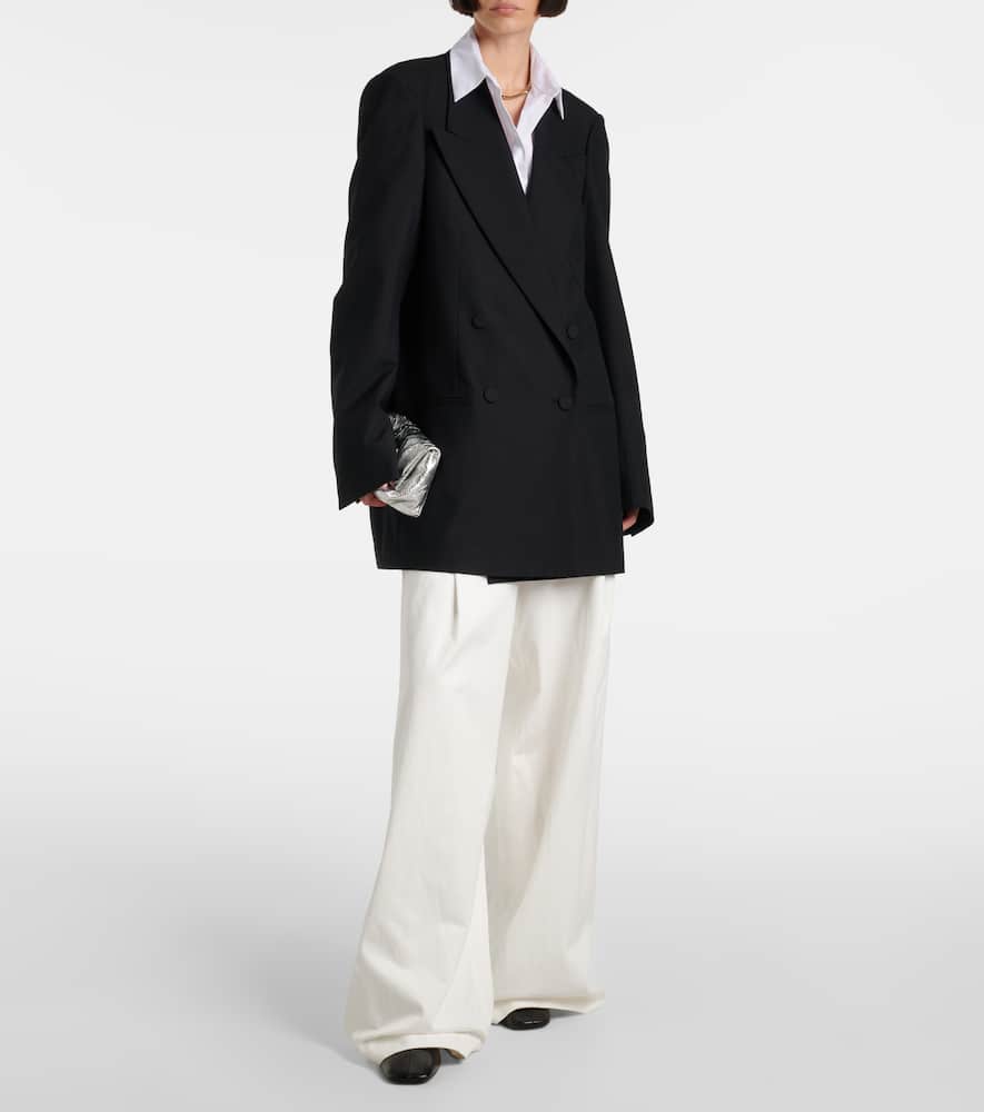 Dries Van Noten Double-breasted wool blazer