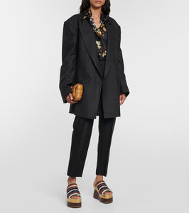 Dries Van Noten Double-breasted wool blazer