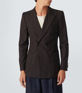 Dries Van Noten Double-breasted wool blazer