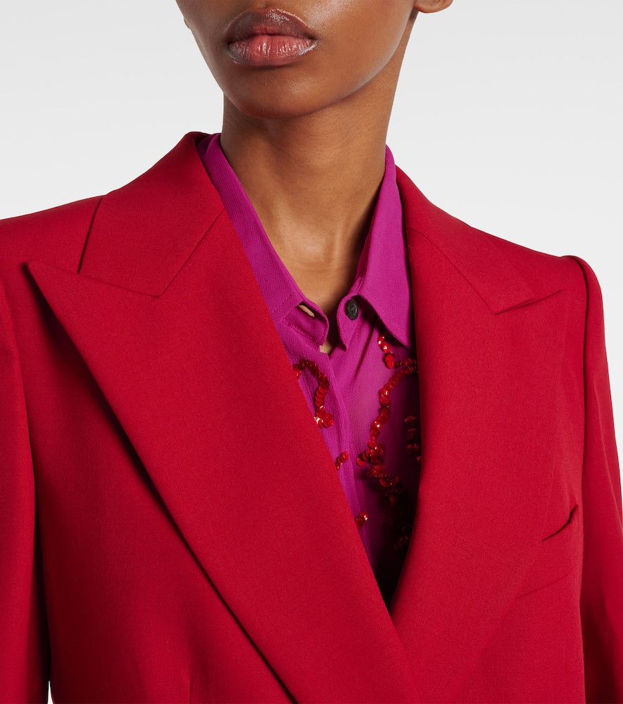 Dries Van Noten Double-breasted wool blazer