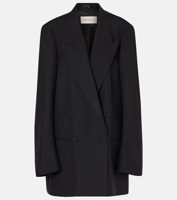 Dries Van Noten Double-breasted wool blazer