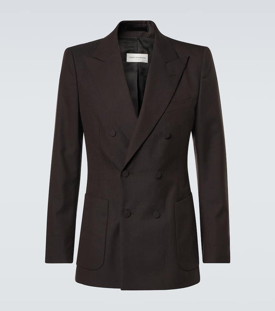 Dries Van Noten Double-breasted wool blazer