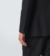 Dries Van Noten Double-breasted wool-blend tuxedo jacket