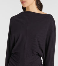 Dries Van Noten Draped jersey midi dress