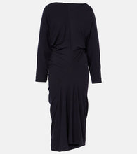 Dries Van Noten Draped jersey midi dress. Dries Van Noten 垂褶针织中长连衣裙