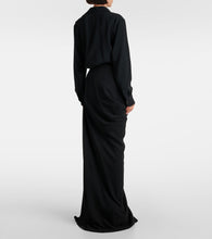 Dries Van Noten Draped maxi skirt