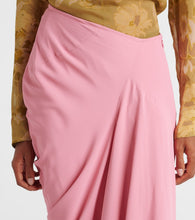 Dries Van Noten Draped  maxi skirt