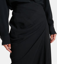 Dries Van Noten Draped maxi skirt