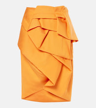 Dries Van Noten Draped satin midi skirt - Dries Van Noten 垂褶缎面中长裙