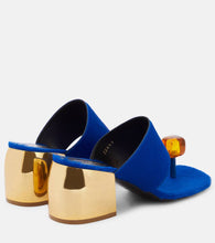 Dries Van Noten Embellished calf hair mules