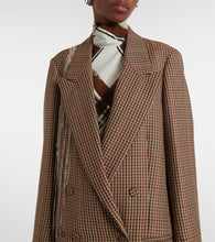 Dries Van Noten Embellished checked wool blazer