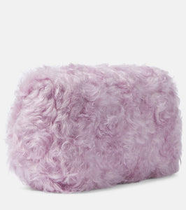 Dries Van Noten Faux-fur clutch