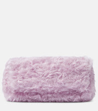 Dries Van Noten Faux-fur clutch