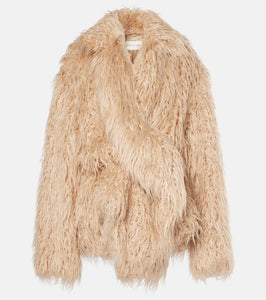 Dries Van Noten Faux fur coat